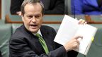 Bill Shorten in parliament. (AAP)