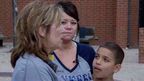 'Hero' teacher Rhonda Crosswhite with mother Brandi Kline and her son Damian Britton.