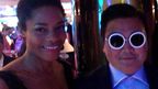Naomie Harris posted this image on Twitter of herself posing with someone she believed was Psy in Cannes on May 21.