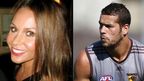 Nicky Rowsell and Hawthorn star Lance 'Buddy' Franklin.