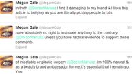 A few of Megan Gale's tweets.