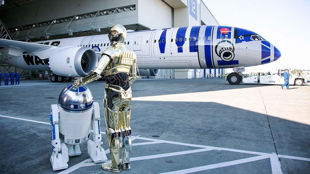 IN PICTURES: Star Wars themed planes revealed by airline