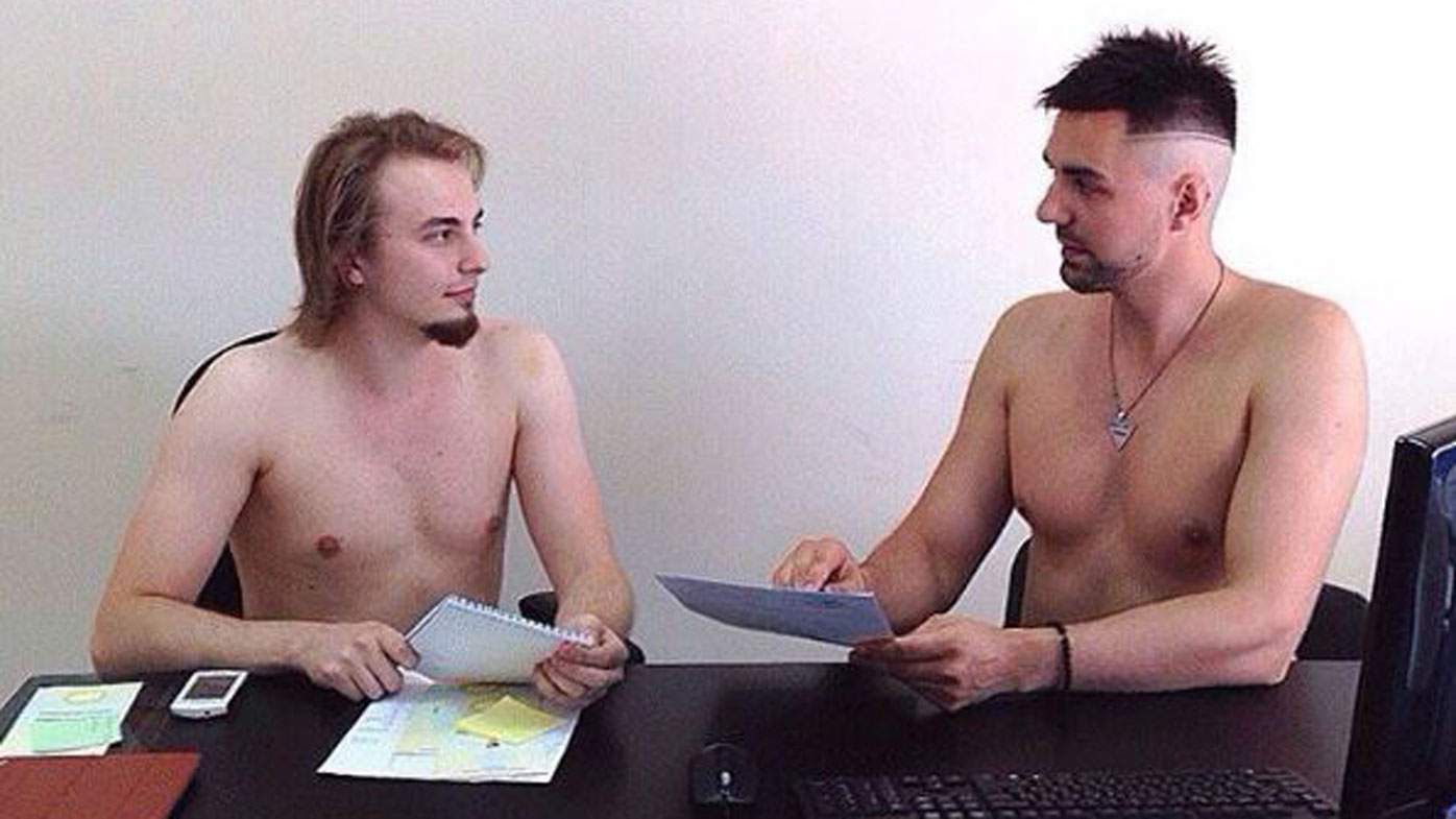 Belarusians are getting naked and going to work - 9News