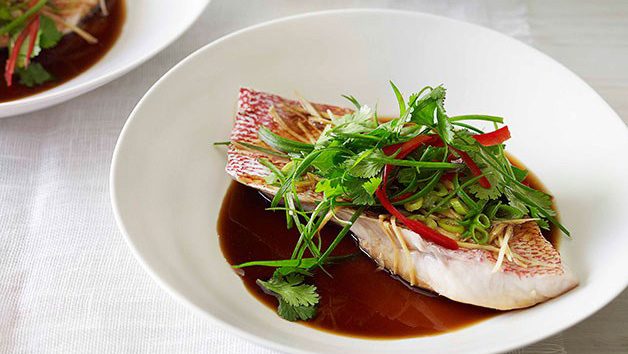 Steamed snapper with ginger, soy and sesame - 9Kitchen