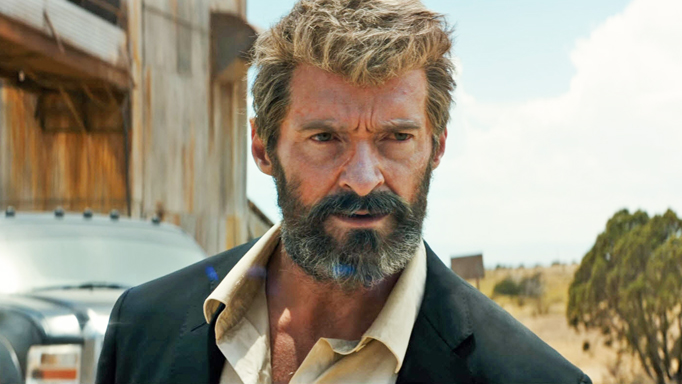 Hugh Jackman is a crotchety, old, flask-swilling Wolverine in the first ...