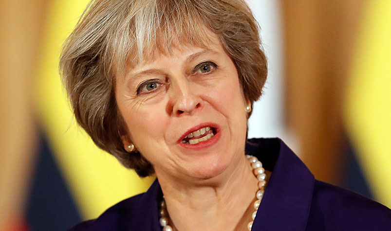 British Prime Minister Theresa May. (AAP)