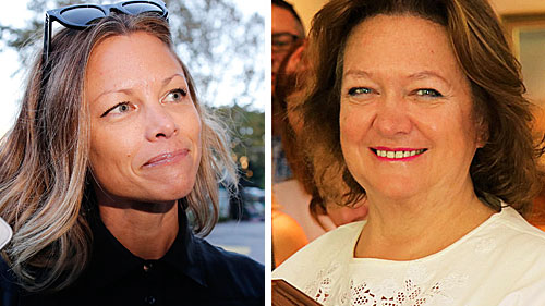 Bianca Rinehart (left) has been given the green light to further sue her mother over the family's multi-billion-dollar fortune.