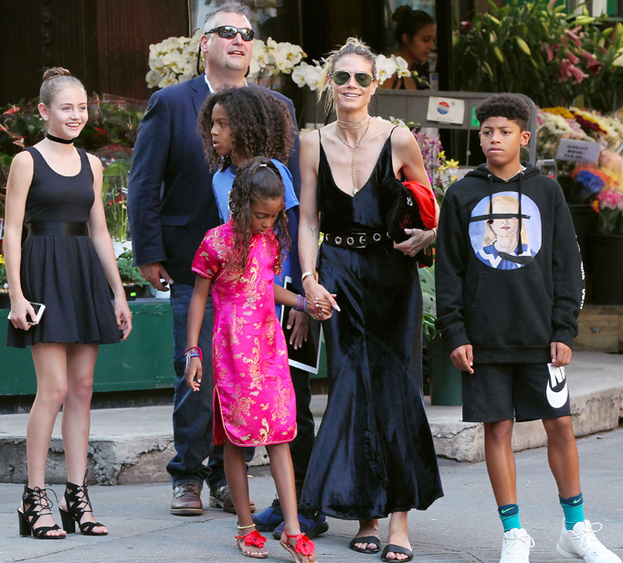 Heidi Klum's daughter Leni, 13, looks so grown up, rocks black dress ...