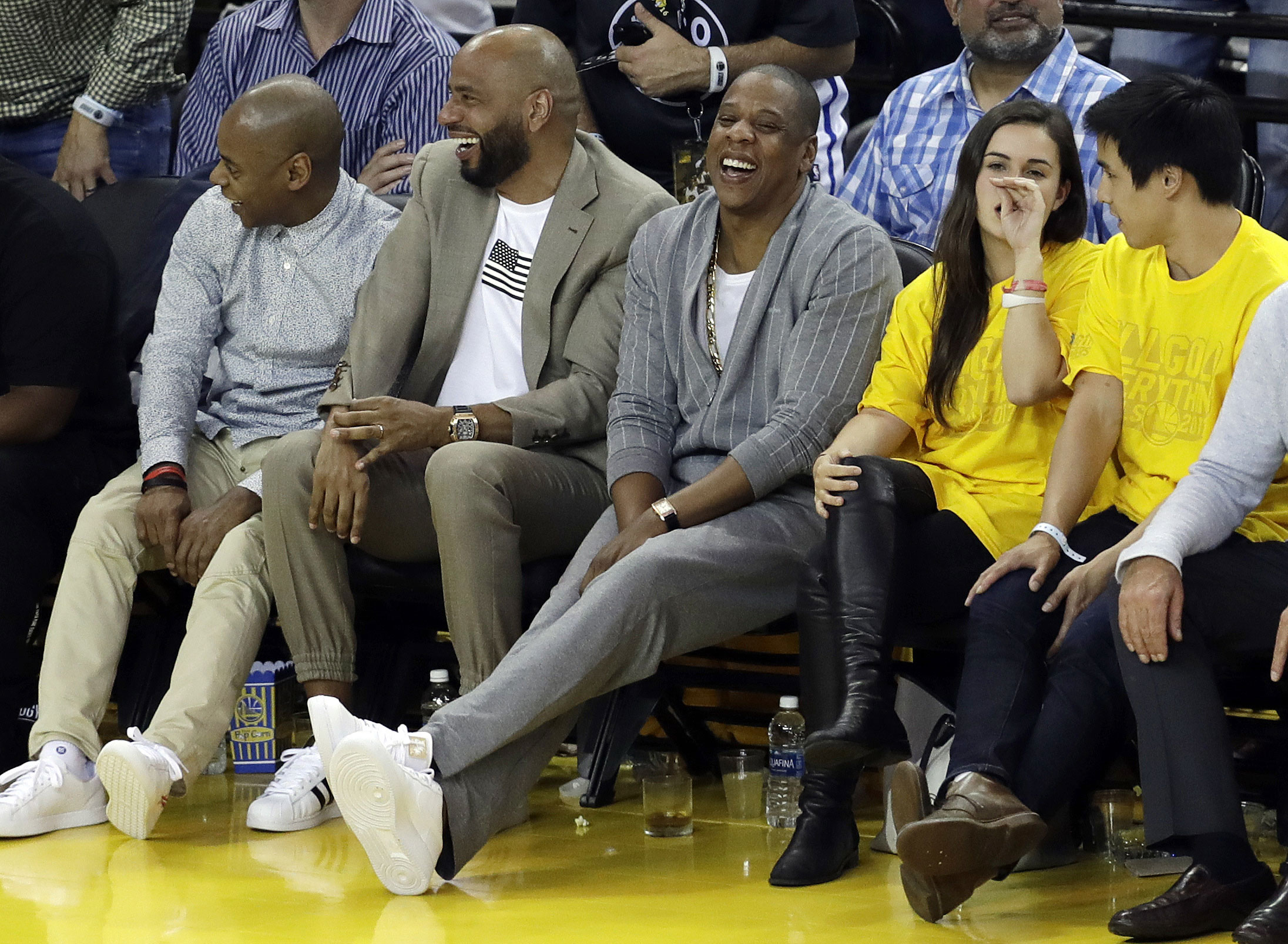 Celebrities at 2017 NBA Finals