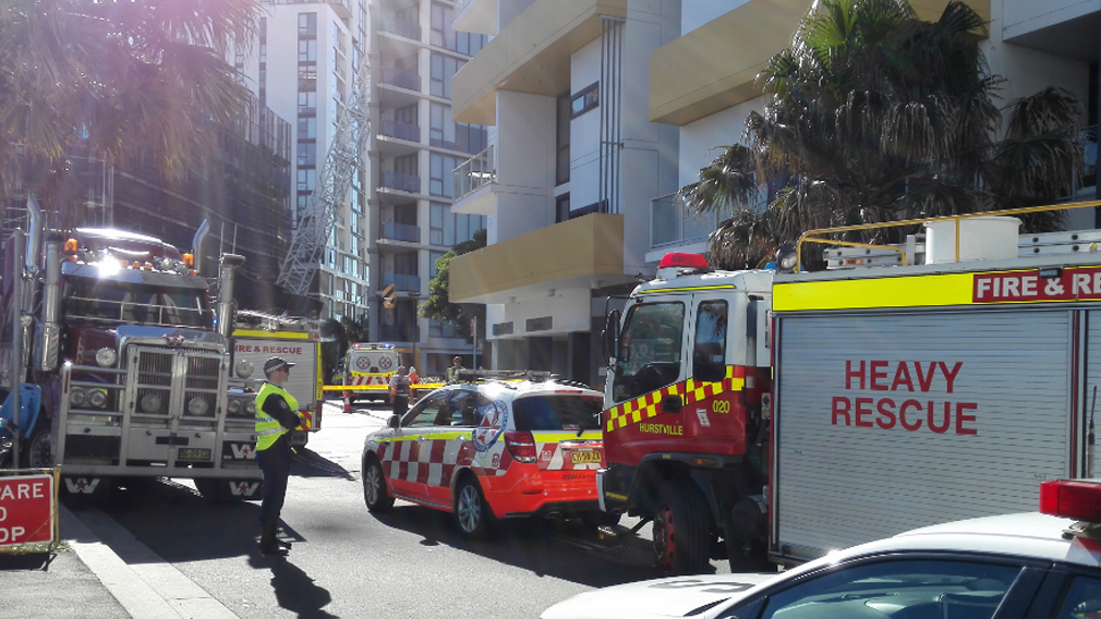 Crane collapse to bar residents from Sydney apartment for at least