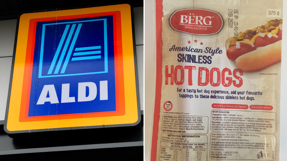 aldi hot dogs