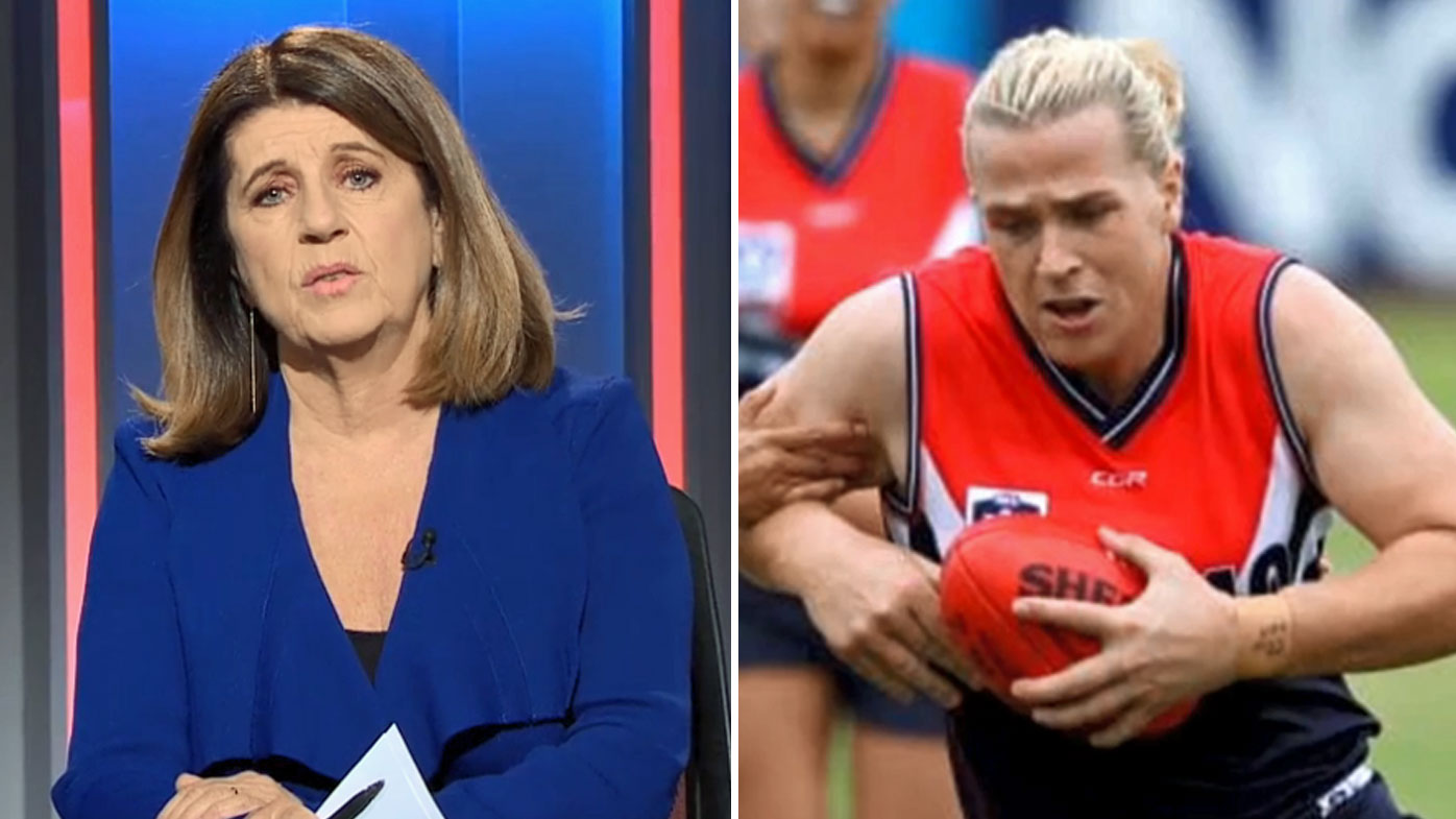 Hannah Mouncey transgender athlete should not play aflw caroline wilson ...