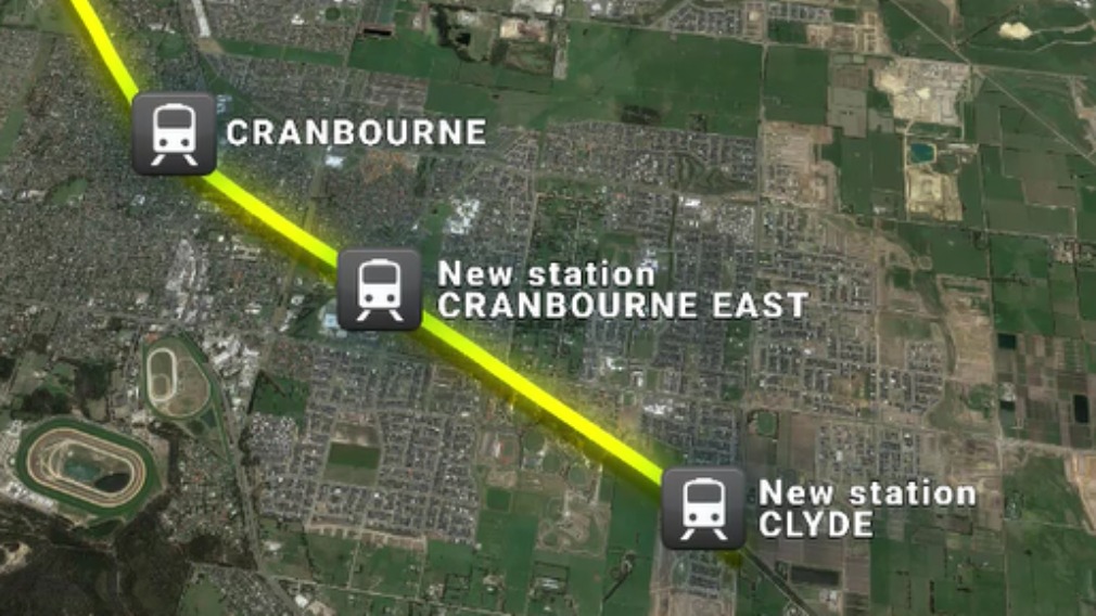 Cranbourne Train Line Map Melbourne Trains Matthew Guy Promises Cranbourne Clyde Train Line Extension