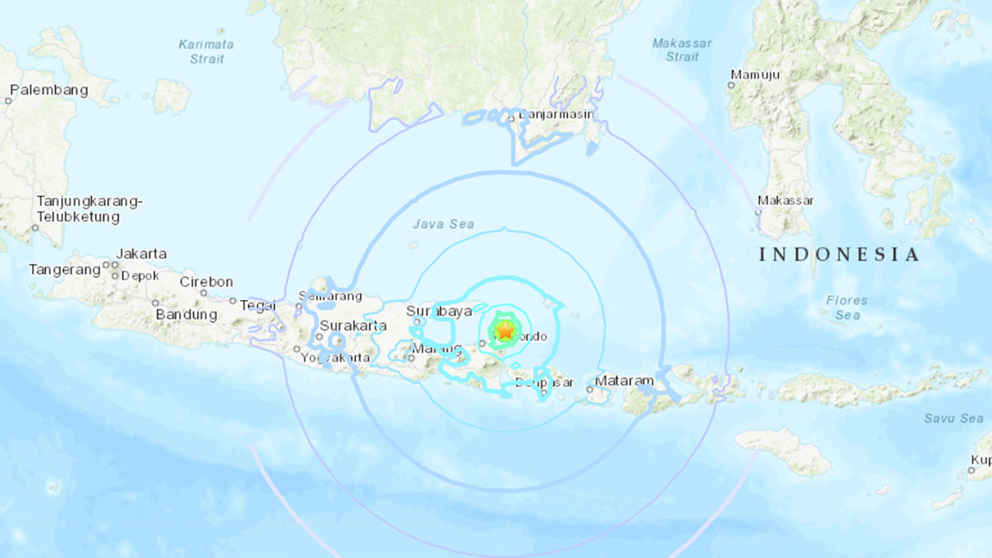 Indonesian earthquake: Three die in magnitude-6 quake