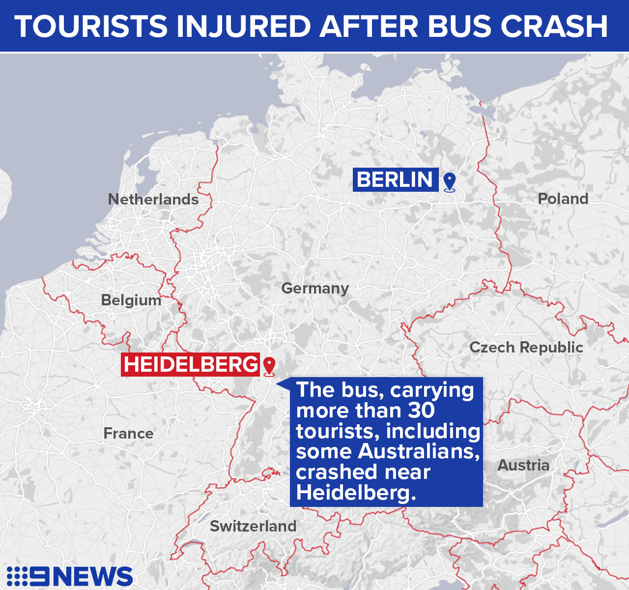 Germany bus crash Australians on board bus that crashed into