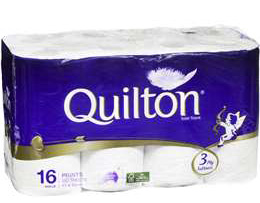 The company owns Quilton toilet paper, Naturale hand towels and Symphony tissues.