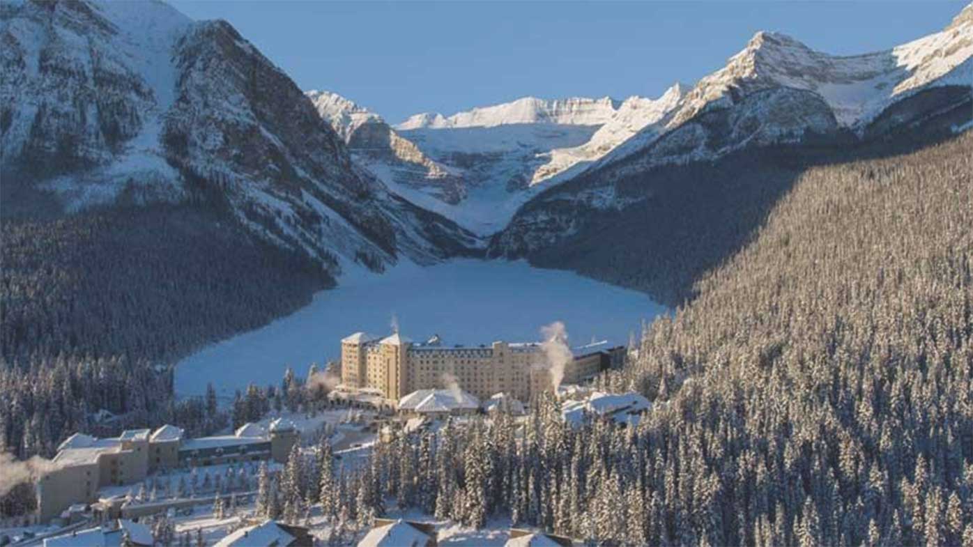 Ice Magic-Lake Louise Winter Festival Tote Bag