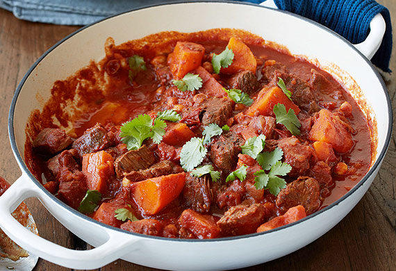 Em Rusciano's beef casserole with sweet potato and chickpeas - 9Kitchen