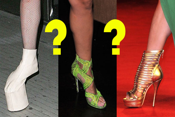 Whose heels? Can you pick the owners of 