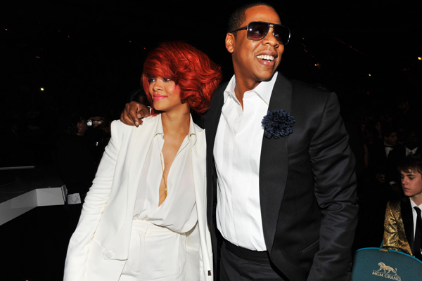 Rihanna ventre à l'air, Beyoncé, Jay-Z Les stars au défilé