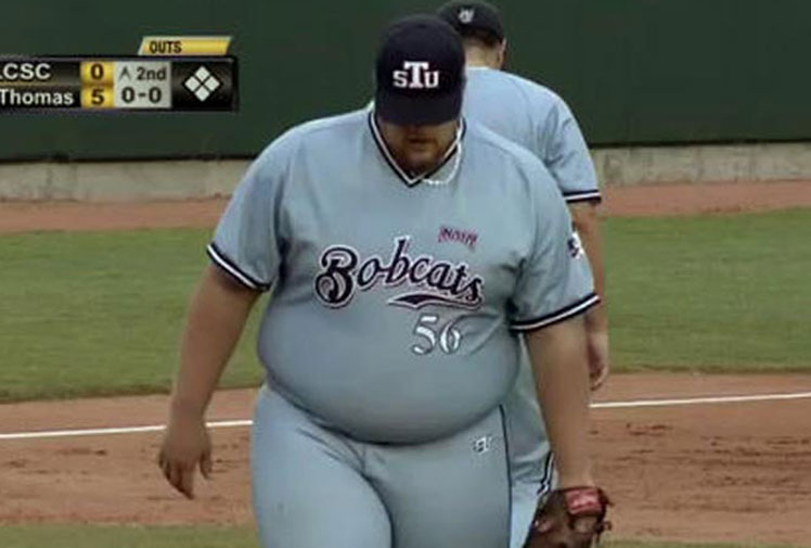 Hulking pitcher becomes unlikely sports star - Nine Wide World of ...