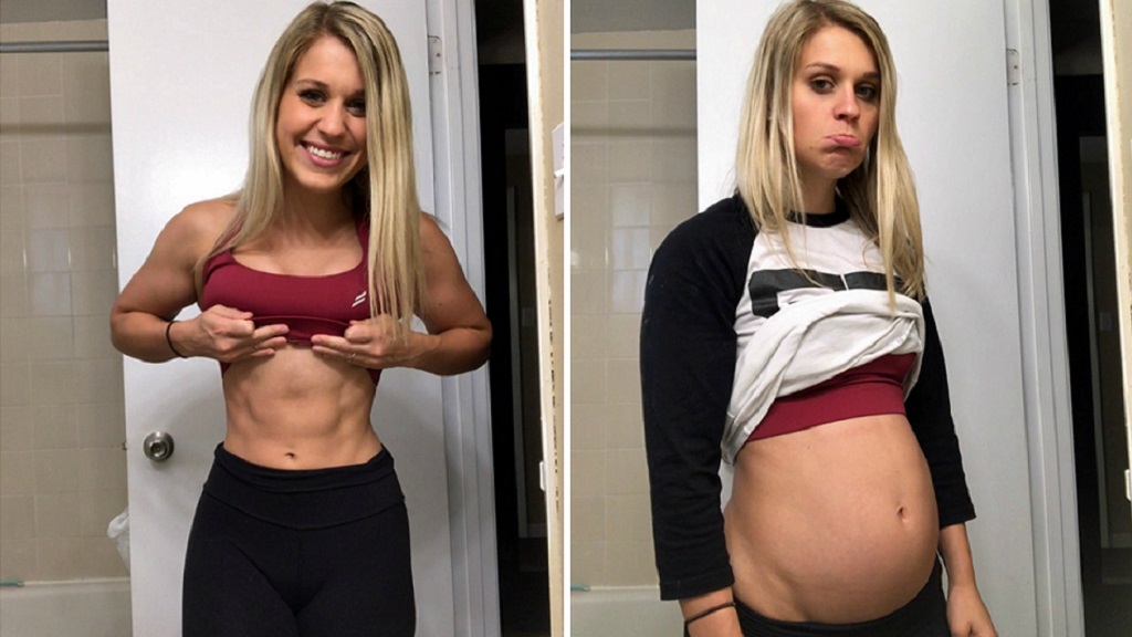 Former Bodybuilder Shows How Abs Become Bloated During PMS 9Honey