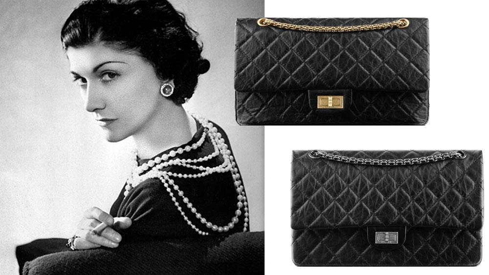 2.55 handbag Chanel Beige in Suede - 41834344