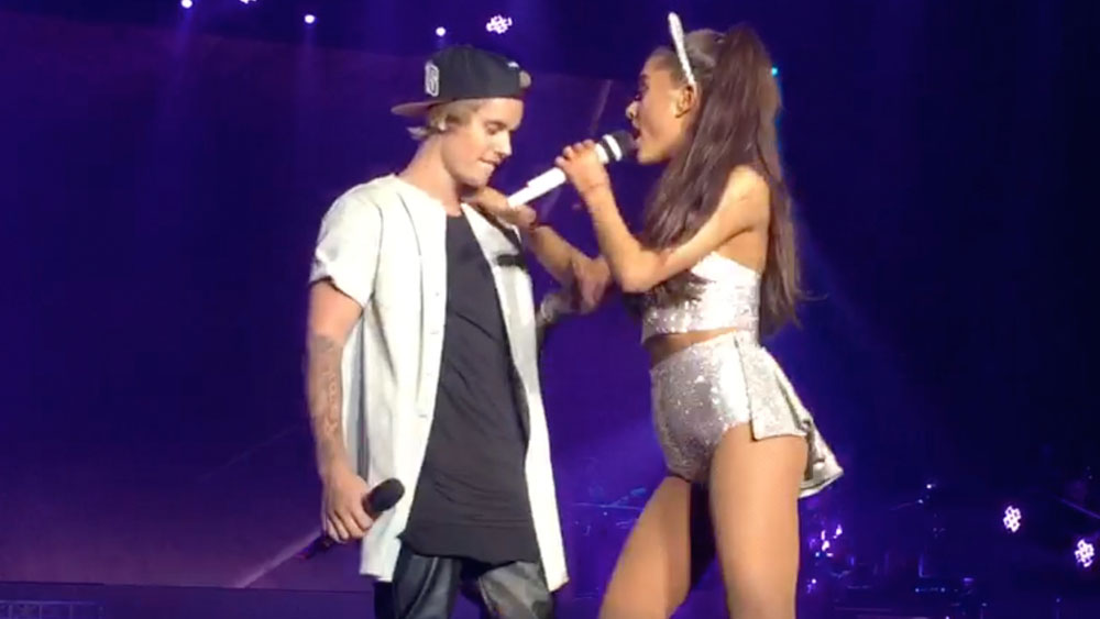 justin bieber and ariana grande together