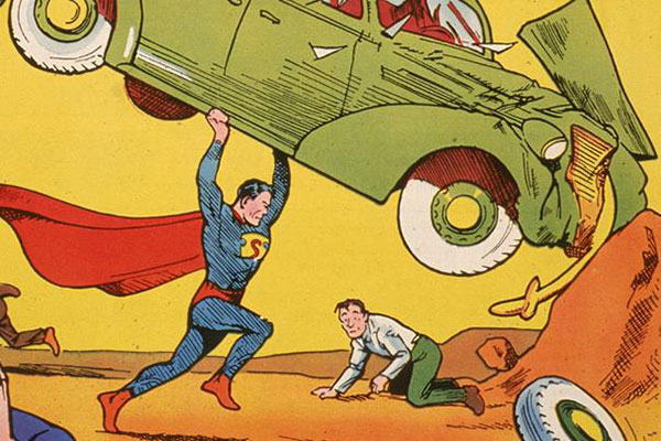 Action Comics No 1 features the first appearance of Superman.