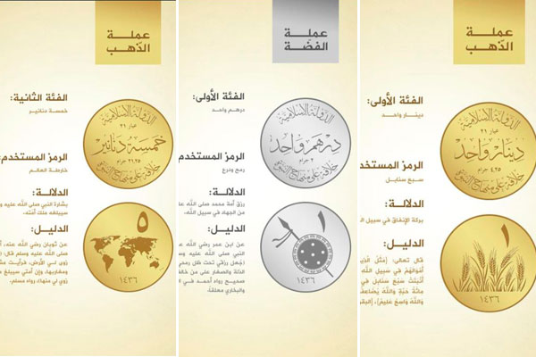 ISIL's planned currency.