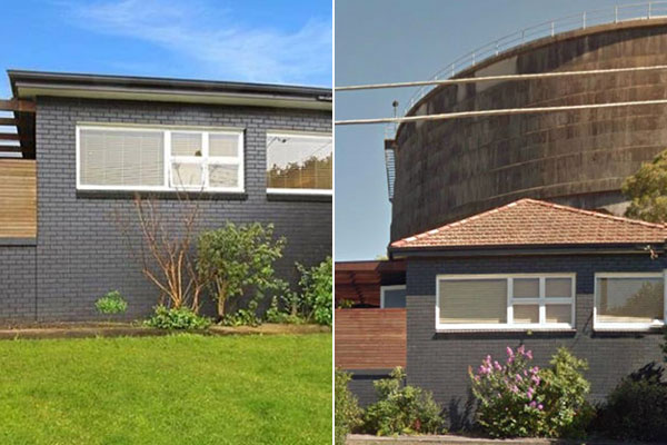 Agency has been accused of photo shopping out a water tower to sell a home.