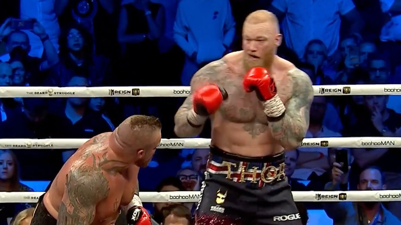 Eddie Hall vs Hafthor Bjornsson: Game of Thrones star wins fight