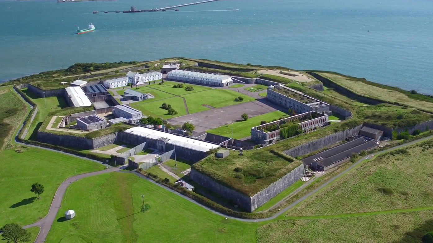 A star-shaped fortress atop a picturesque island off the southwest coast of Ireland once housed one of the world's biggest prison populations.
