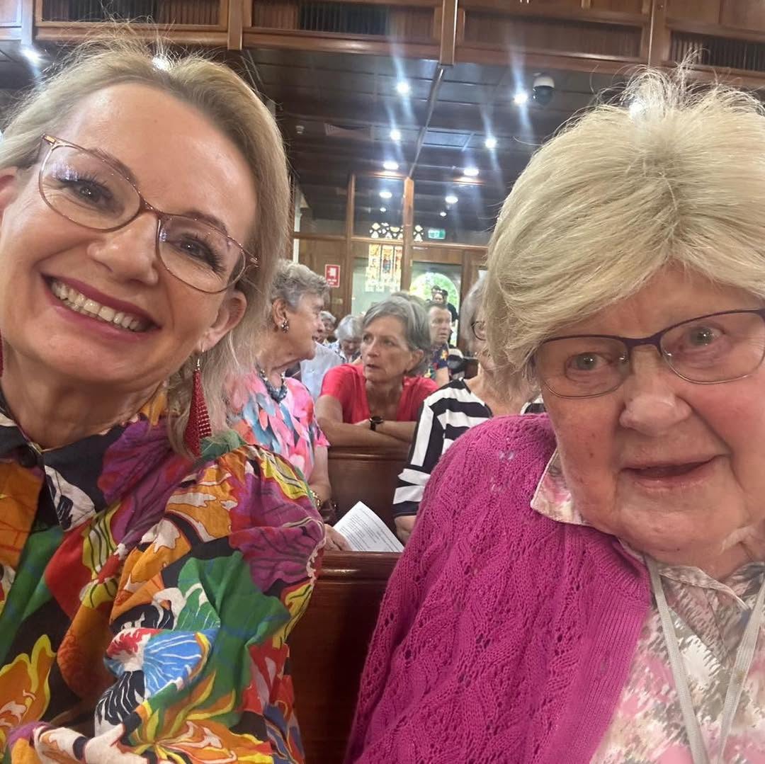 Sussan Ley and her mother Angela.