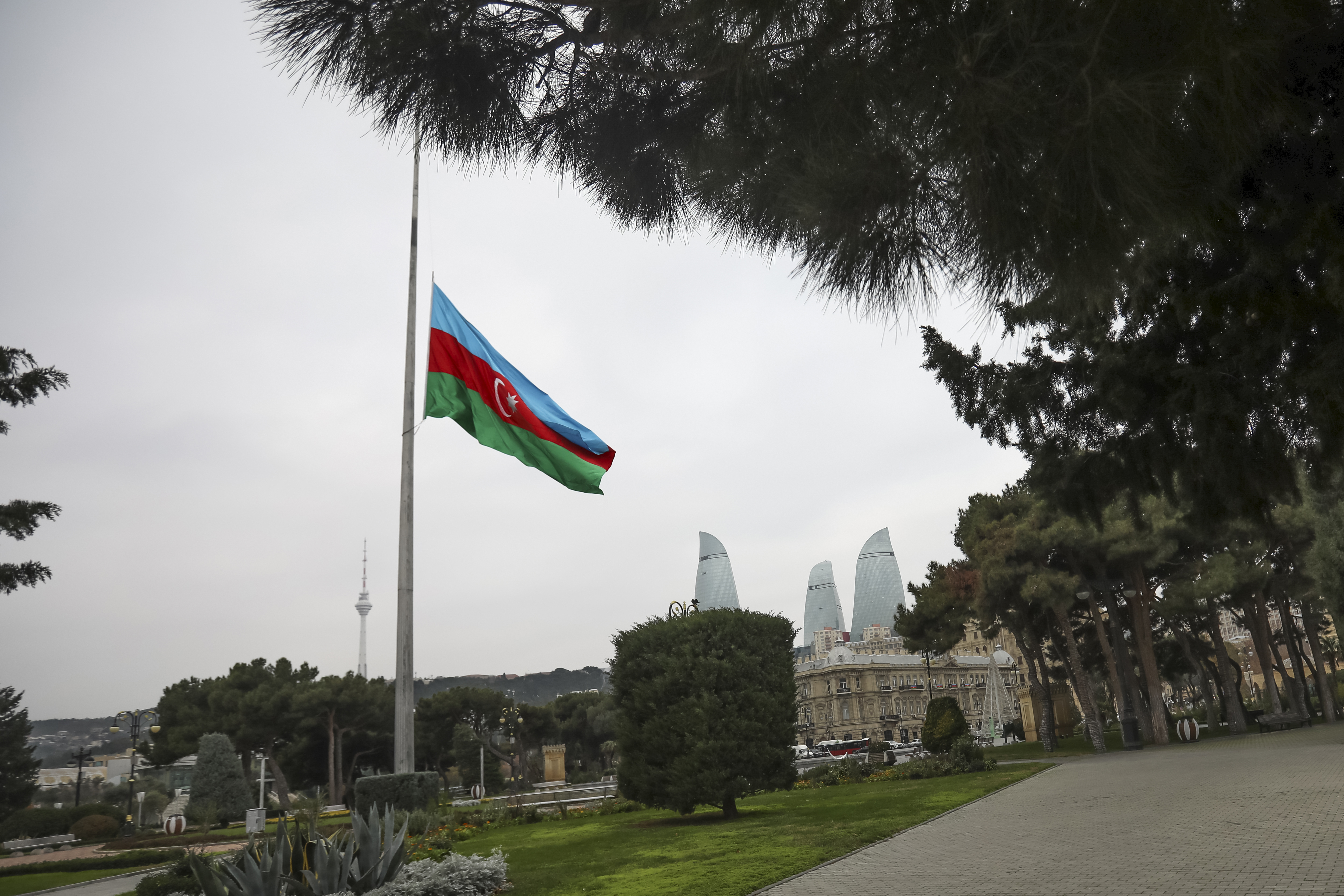 In memory of victims of the Azerbaijan Airlines' Embraer 190