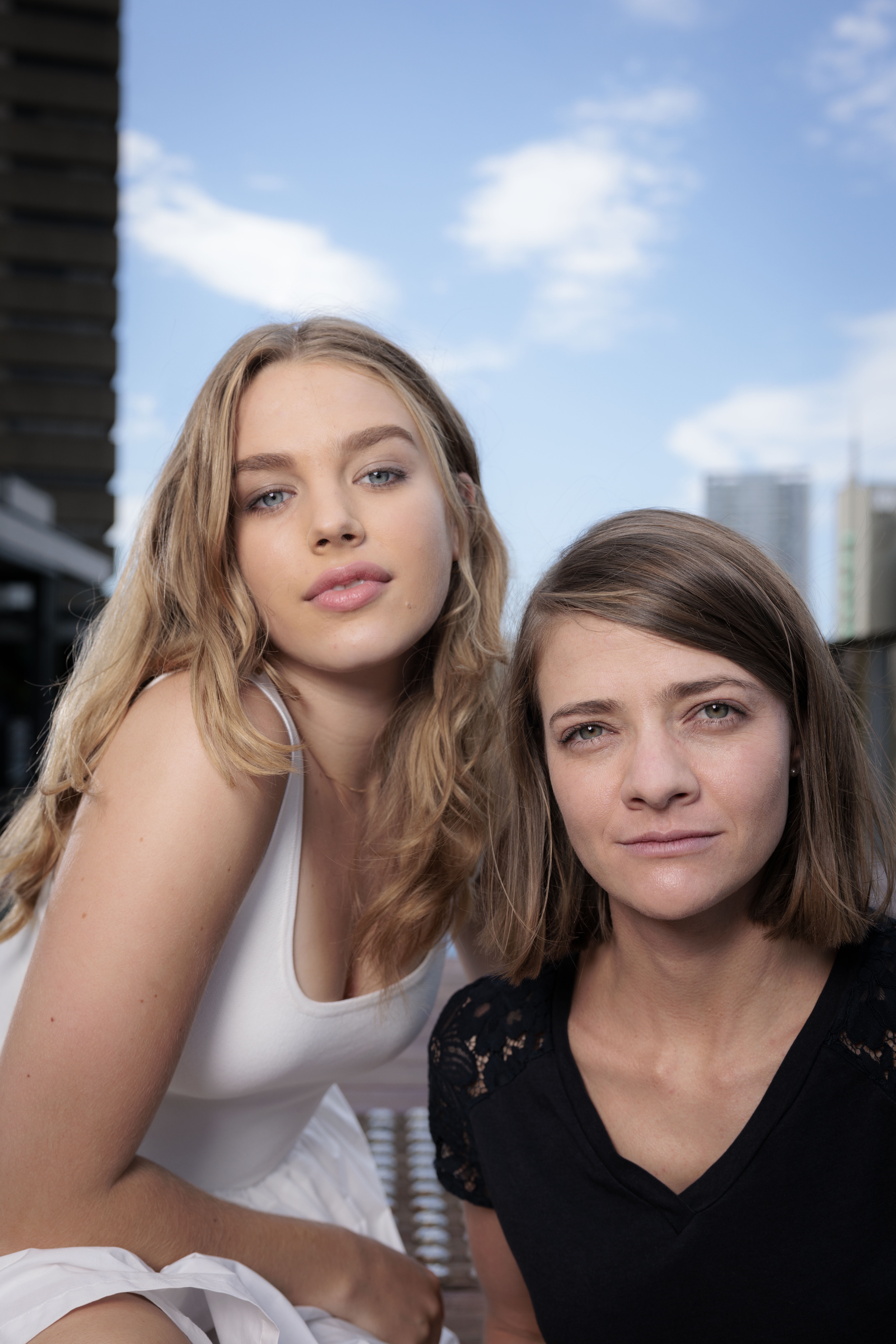 Sailor Jessica Watson and actress Teagan Croft