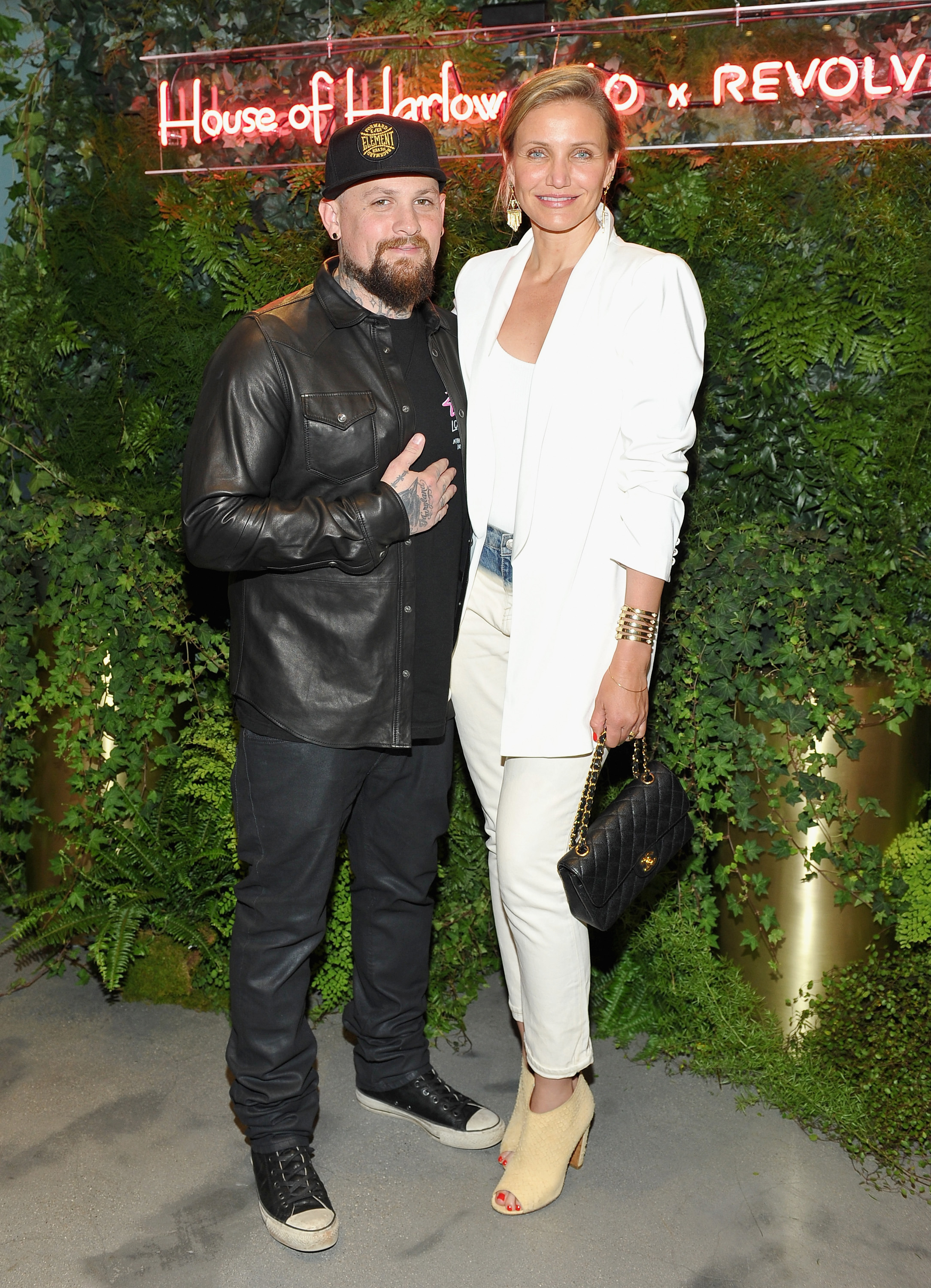 Guitarist Benji Madden and actress Cameron Diaz attend House of Harlow 1960 x REVOLVE on June 2, 2016 in Los Angeles, California.