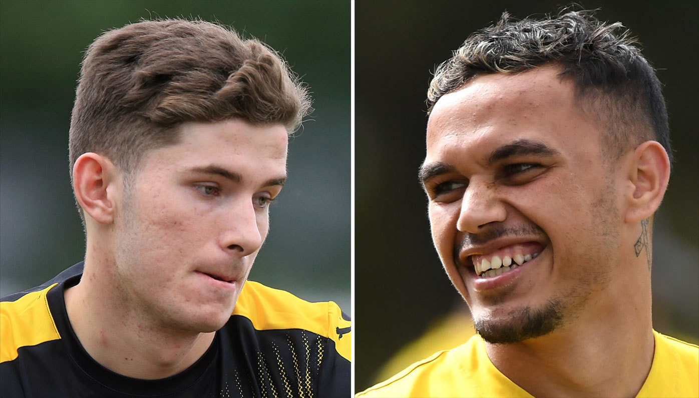 Callum Coleman-Jones and Sydney Stack have been involved in an altercation outside a Gold Coast strip club.