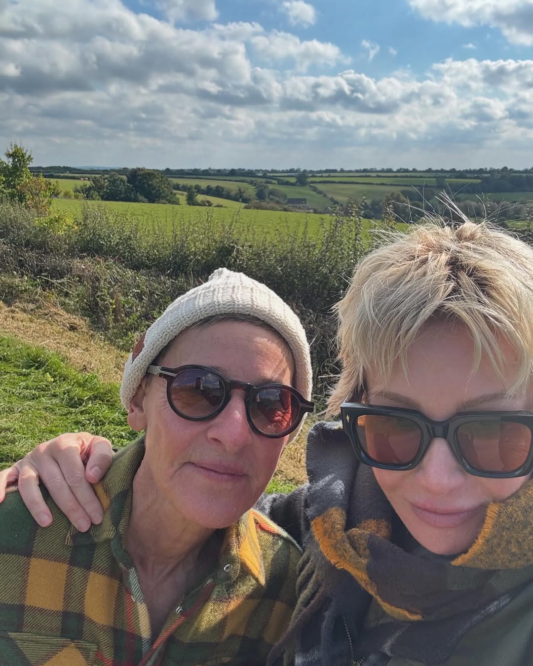 Ellen DeGeneres and Portia de Rossi 