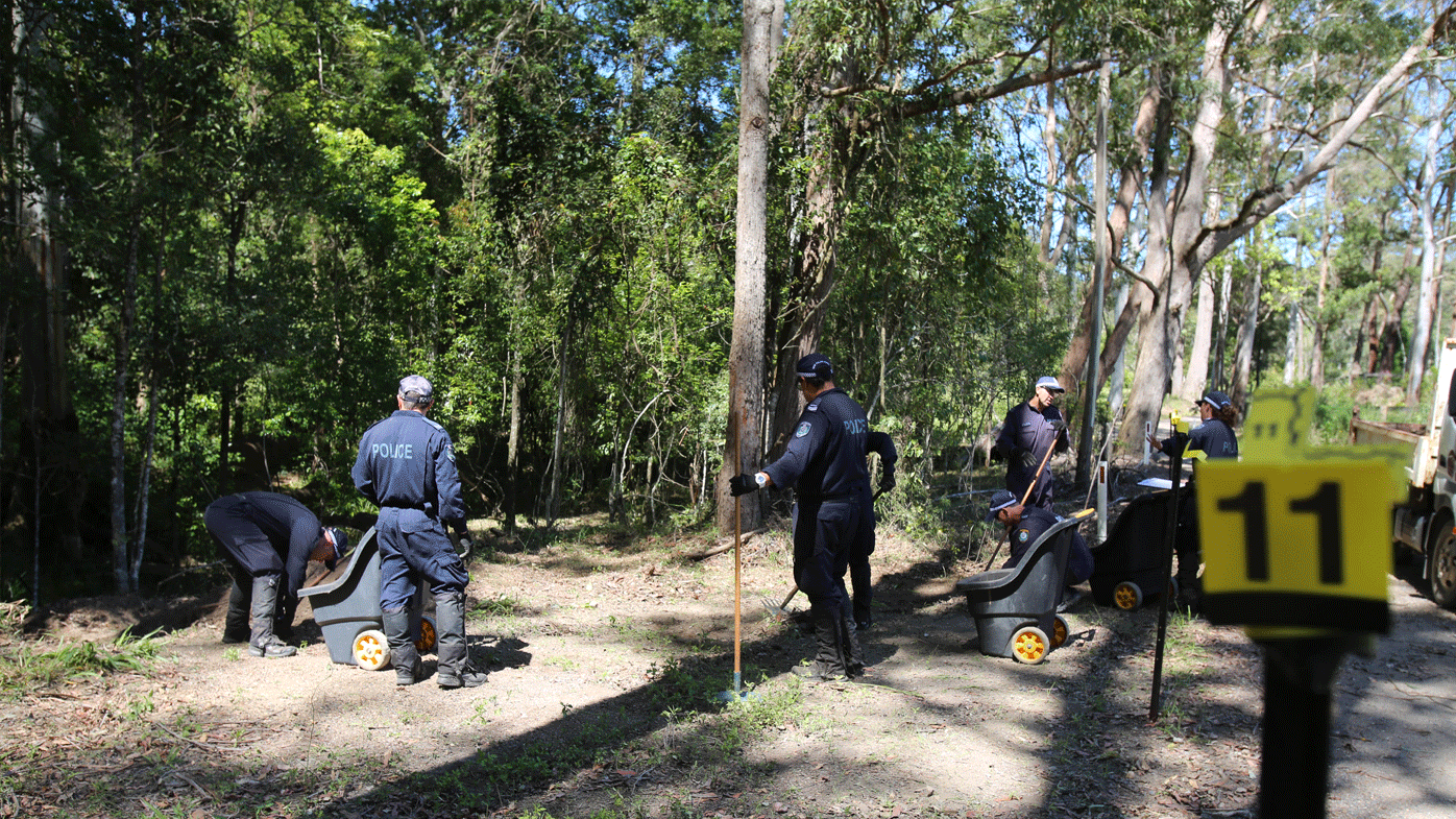 There is a second site nearby that detectives are also searching.