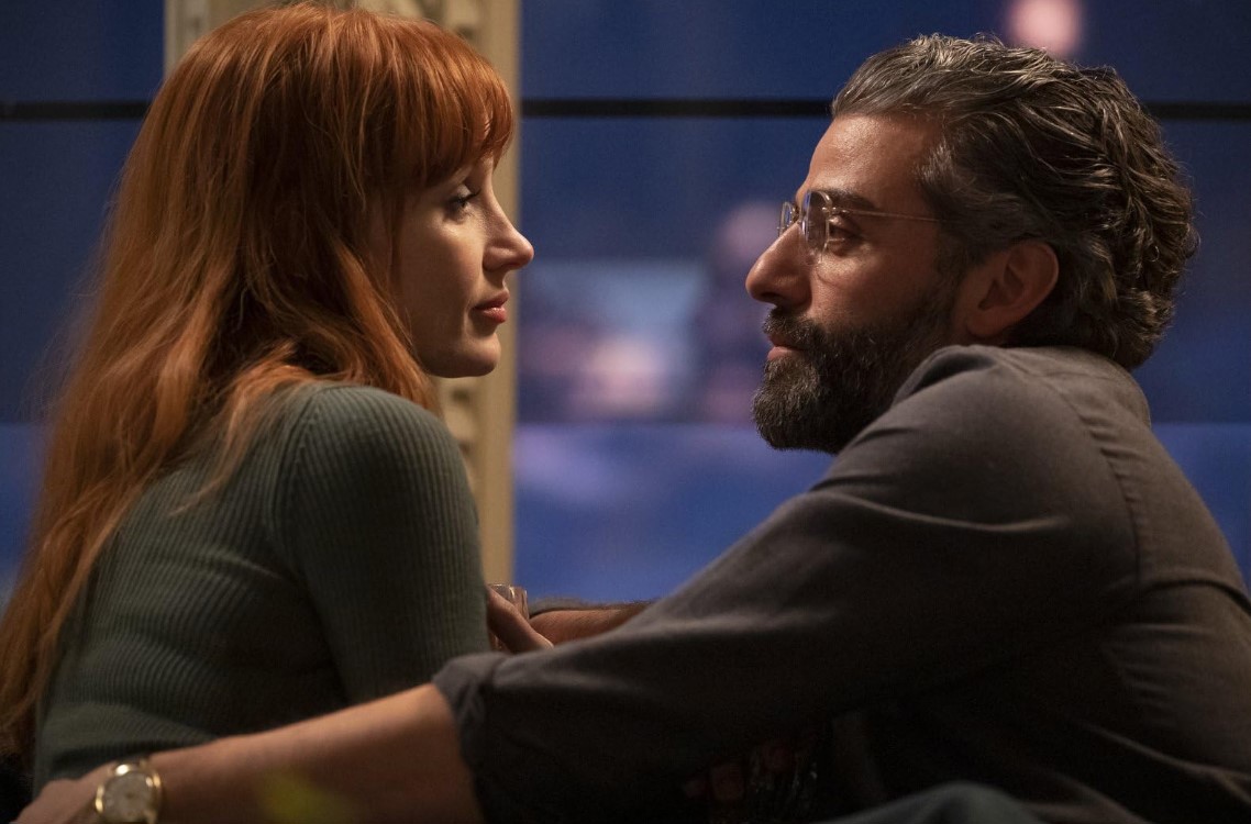 Scenes from a Marriage scene featuring Jessica Chastain and Oscar Isaac