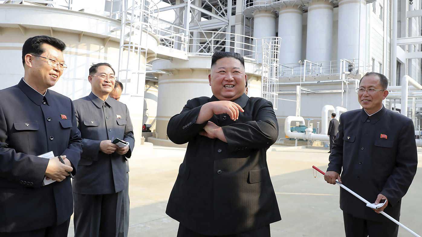 Kim Jong-un visits a fertiliser plant, in his first public appearance in weeks.