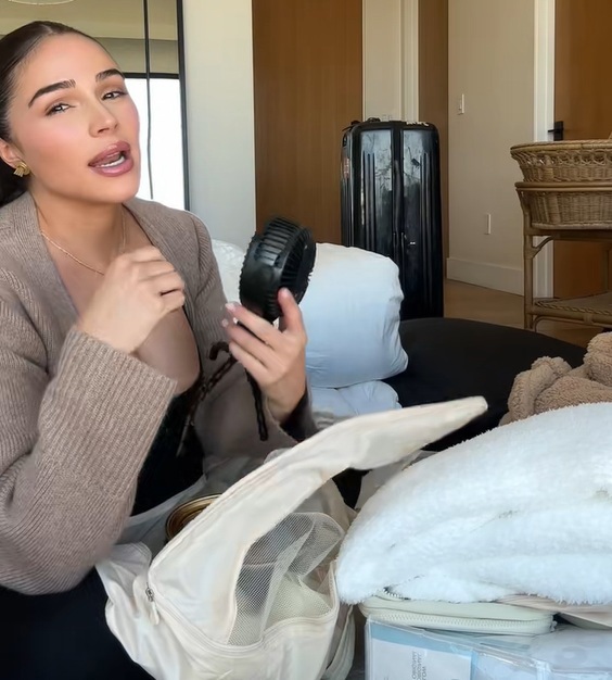 Olivia Culpo former miss universe roasted for contents of her hospital bag ahead of the birth of daughter colette 