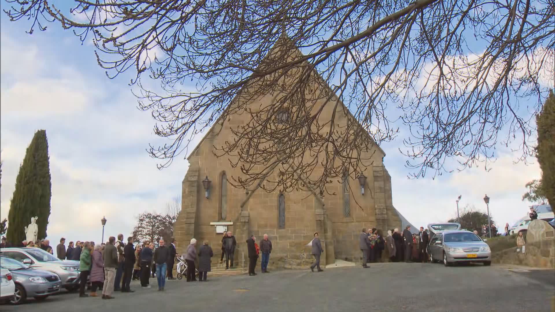 Clare Nowland's funeral service in Cooma.