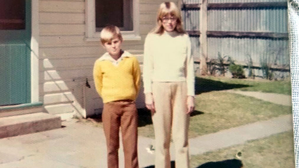 Julie Ann Stewart and her brother Mark Russell grew up in foster care together in Wagga Wagga.
