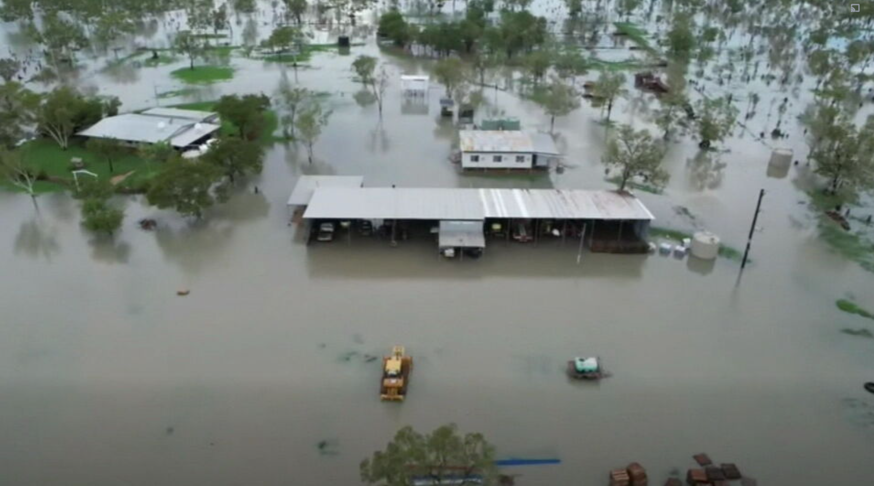 Outback communities have been left isolated by the monsoonal floods.