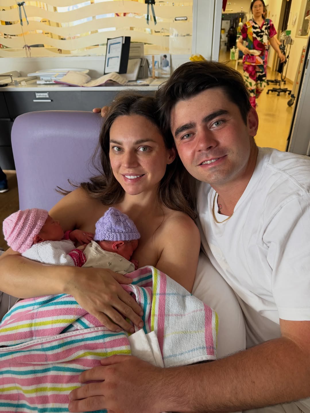 M﻿asterChef stars Sarah Todd and Declan Cleary have welcomed twin girls just in time for Christmas. 