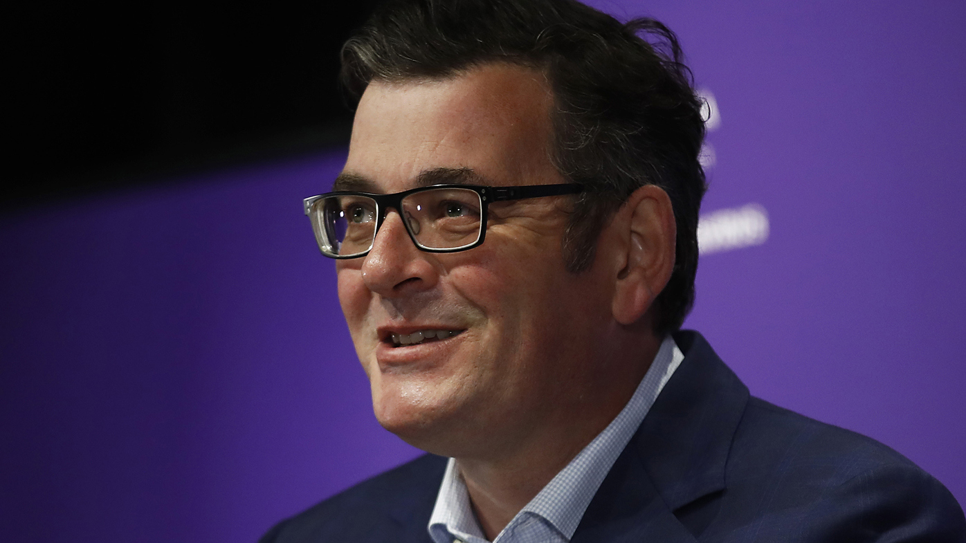 Victorian Premier Daniel Andrews speaks to the media during a press conference on October 20, 2020 in Melbourne, Australia. 