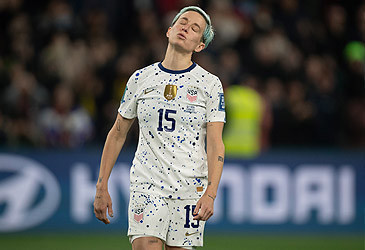 Megan Rapinoe dejected after missing penalty shot at 2023 FIFA Women's World Cup (Getty)