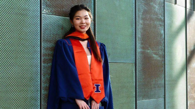 Eva Liu died after being pushed down a steep slope, German authorities say.